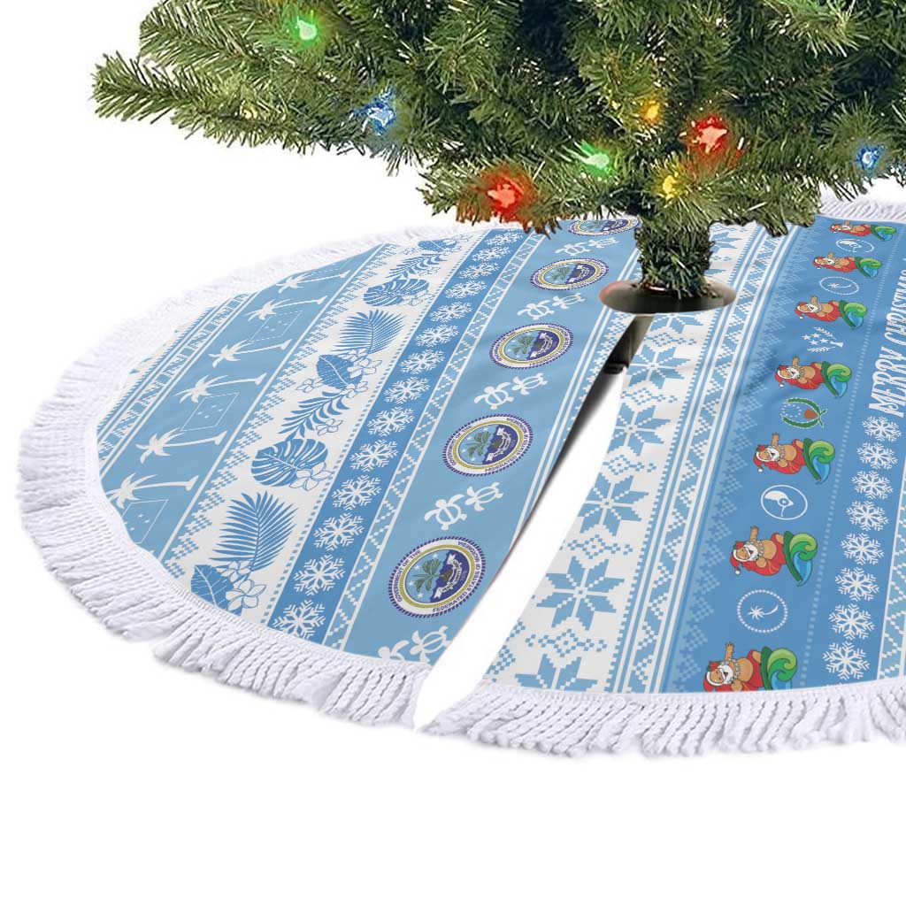 FSM Christmas Tree Skirt Merry Xmas Federated States of Micronesia - Polynesian Pride