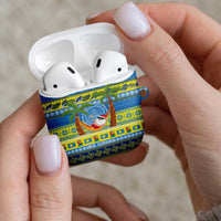 Palau Christmas AirPods Case Chilling Santa Ungil Kurismas - Polynesian Pride
