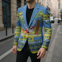 Palau Christmas Blazer Chilling Santa Ungil Kurismas - Polynesian Pride