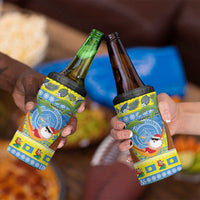 Palau Christmas 4 in 1 Can Cooler Tumbler Chilling Santa Ungil Kurismas - Polynesian Pride