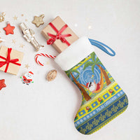 Palau Christmas Stocking Chilling Santa Ungil Kurismas - Polynesian Pride