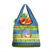 Palau Christmas Grocery Bag Chilling Santa Ungil Kurismas - Polynesian Pride