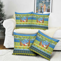 Palau Christmas Pillow Cover Chilling Santa Ungil Kurismas - Polynesian Pride