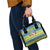 Palau Christmas Shoulder Handbag Chilling Santa Ungil Kurismas - Polynesian Pride
