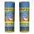 Palau Christmas Skinny Tumbler Chilling Santa Ungil Kurismas - Polynesian Pride