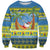 Palau Christmas Sweatshirt Chilling Santa Ungil Kurismas - Polynesian Pride