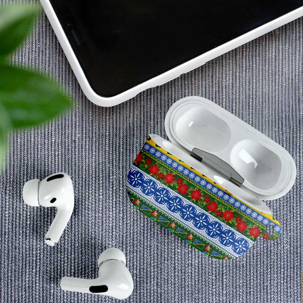 Solomon Islands Christmas AirPods Case The Solomons Melanesian Meri Krismas - Polynesian Pride
