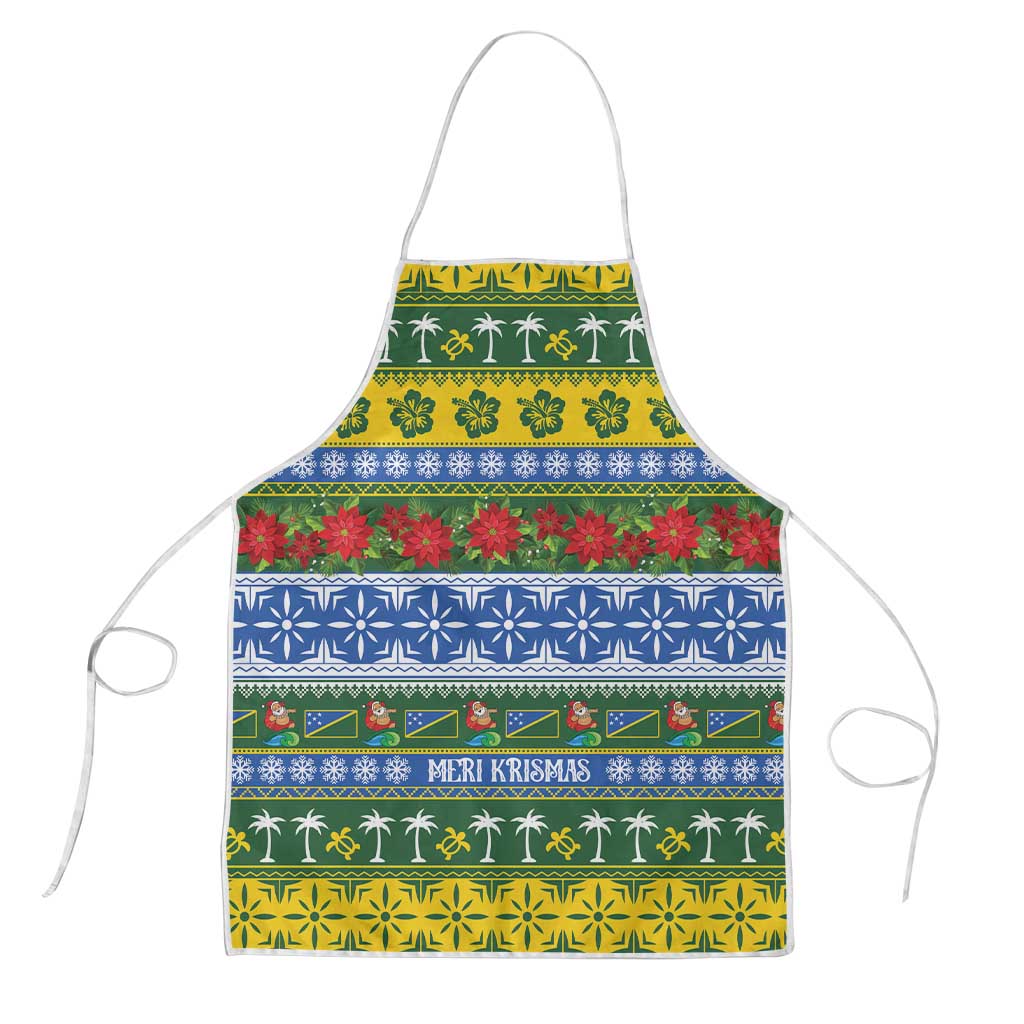 Solomon Islands Christmas Apron The Solomons Melanesian Meri Krismas - Polynesian Pride
