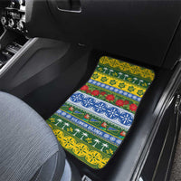 Solomon Islands Christmas Car Mats The Solomons Melanesian Meri Krismas - Polynesian Pride