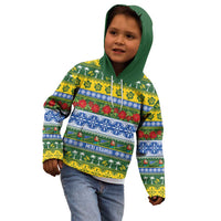 Solomon Islands Christmas Kid Hoodie The Solomons Melanesian Meri Krismas - Polynesian Pride