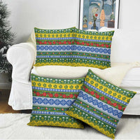 Solomon Islands Christmas Pillow Cover The Solomons Melanesian Meri Krismas - Polynesian Pride
