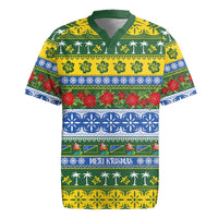 Solomon Islands Christmas Rugby Jersey The Solomons Melanesian Meri Krismas - Polynesian Pride