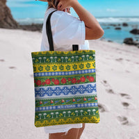 Solomon Islands Christmas Tote Bag The Solomons Melanesian Meri Krismas - Polynesian Pride