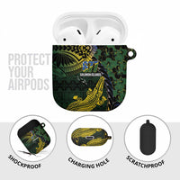Solomon Islands AirPods Case 677 Proud Crocodile Melanesian Pattern - Polynesian Pride