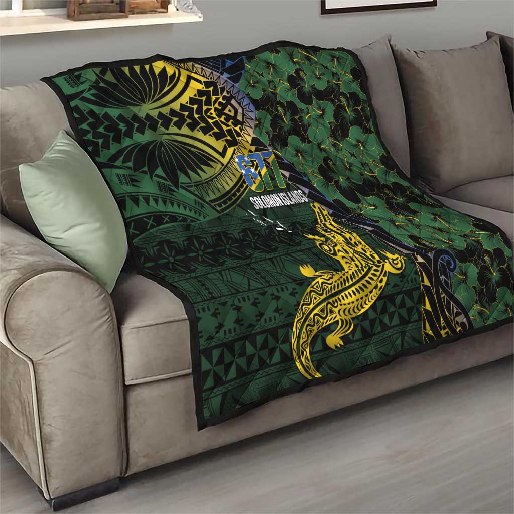 Solomon Islands Quilt 677 Proud Crocodile Melanesian Pattern LT14 - Polynesian Pride