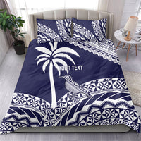 Nadi Fiji 2026 Rugby Custom Bedding Set Kikau Fijian Tapa Pattern LT14 - Polynesian Pride