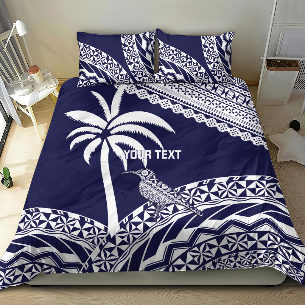 Nadi Fiji 2026 Rugby Custom Bedding Set Kikau Fijian Tapa Pattern LT14 - Polynesian Pride