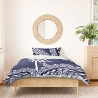 Nadi Fiji 2026 Rugby Custom Bedding Set Kikau Fijian Tapa Pattern LT14 - Polynesian Pride