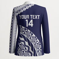 Nadi Fiji 2026 Rugby Custom Blazer Kikau Fijian Tapa Pattern LT14 - Polynesian Pride