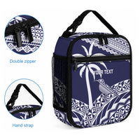 Nadi Fiji 2026 Rugby Custom Lunch Bag Kikau Fijian Tapa Pattern LT14 - Polynesian Pride