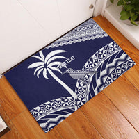 Nadi Fiji 2026 Rugby Custom Rubber Doormat Kikau Fijian Tapa Pattern LT14 - Polynesian Pride