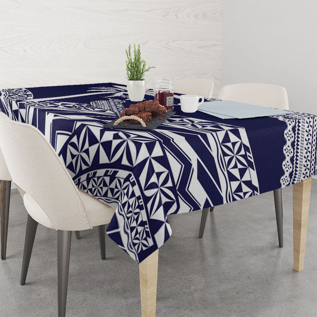 Nadi Fiji 2026 Rugby Custom Tablecloth Kikau Fijian Tapa Pattern LT14 - Polynesian Pride