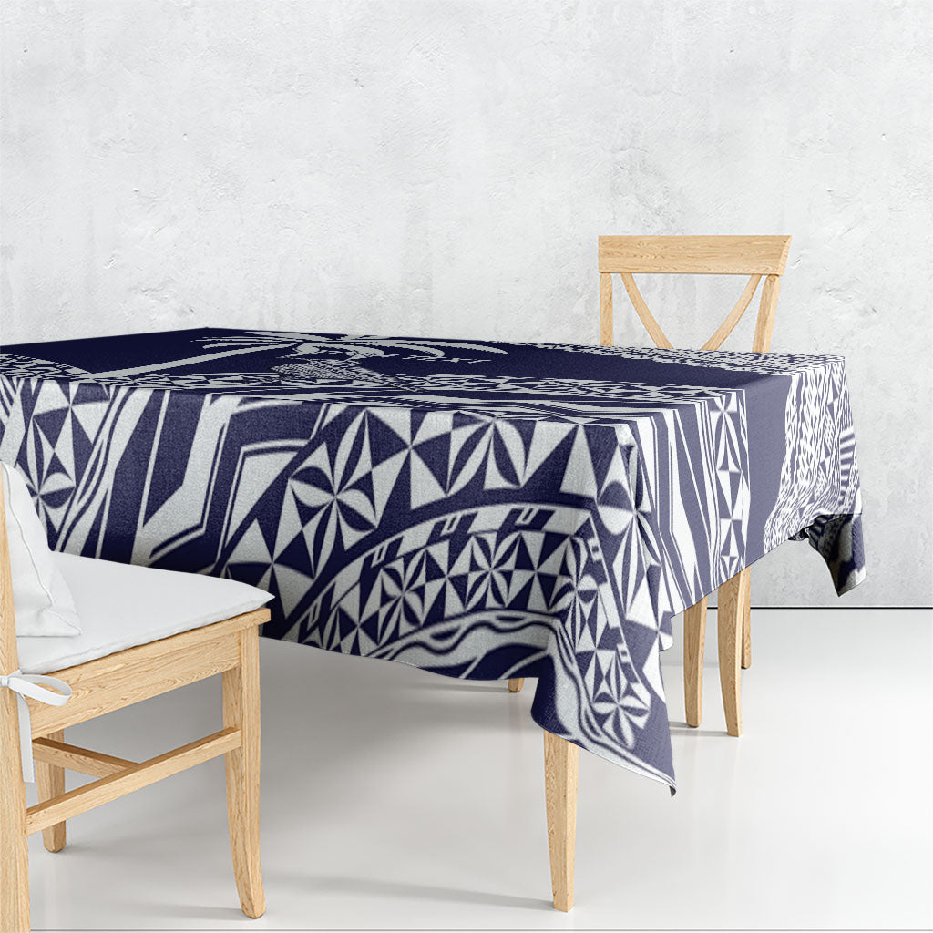 Nadi Fiji 2026 Rugby Custom Tablecloth Kikau Fijian Tapa Pattern LT14 - Polynesian Pride