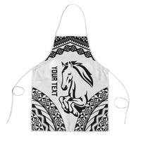 Nadroga Fiji 2026 Rugby Custom Apron Stallion Fijian Tapa Pattern LT14 White - Polynesian Pride