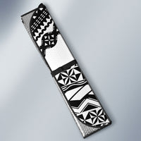 Nadroga Fiji 2026 Rugby Custom Auto Sun Shade Stallion Fijian Tapa Pattern LT14 - Polynesian Pride