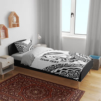 Nadroga Fiji 2026 Rugby Custom Bedding Set Stallion Fijian Tapa Pattern LT14 - Polynesian Pride
