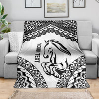 Nadroga Fiji 2026 Rugby Custom Blanket Stallion Fijian Tapa Pattern LT14 - Polynesian Pride