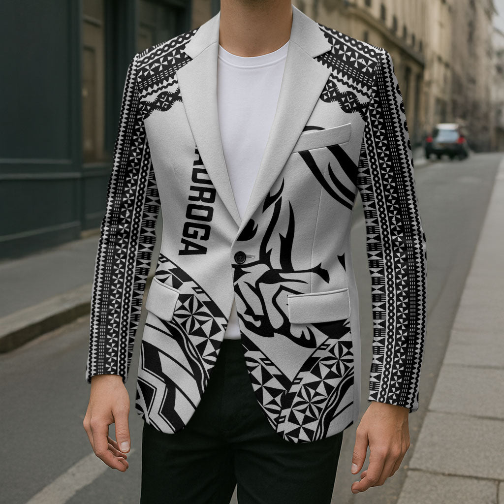 Nadroga Fiji 2026 Rugby Custom Blazer Stallion Fijian Tapa Pattern LT14 - Polynesian Pride