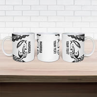 Nadroga Fiji 2026 Rugby Custom Ceramic Mug Stallion Fijian Tapa Pattern LT14 - Polynesian Pride