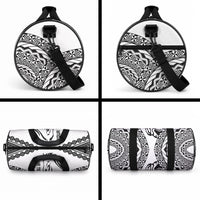 Nadroga Fiji 2026 Rugby Custom Duffle Bag Stallion Fijian Tapa Pattern LT14 - Polynesian Pride