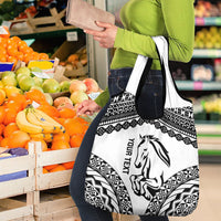 Nadroga Fiji 2026 Rugby Custom Grocery Bag Stallion Fijian Tapa Pattern LT14 - Polynesian Pride