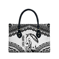 Nadroga Fiji 2026 Rugby Custom Leather Bag Stallion Fijian Tapa Pattern LT14 - Polynesian Pride