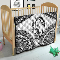 Nadroga Fiji 2026 Rugby Custom Quilt Stallion Fijian Tapa Pattern LT14 - Polynesian Pride