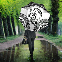 Nadroga Fiji 2026 Rugby Custom Umbrella Stallion Fijian Tapa Pattern LT14 - Polynesian Pride