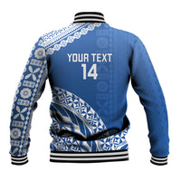 Yasawa Fiji 2026 Rugby Custom Baseball Jacket Marlin Fijian Tapa Pattern LT14 - Polynesian Pride
