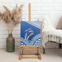 Yasawa Fiji 2026 Rugby Custom Canvas Wall Art Marlin Fijian Tapa Pattern LT14 - Polynesian Pride