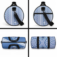 Yasawa Fiji 2026 Rugby Custom Duffle Bag Marlin Fijian Tapa Pattern LT14 - Polynesian Pride
