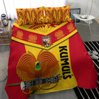 Papua New Guinea Rugby Bedding Set 2023 Go Kumuls Pacific Dynamic Style LT14 - Polynesian Pride