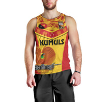 Custom Papua New Guinea Rugby Men Tank Top 2023 Go Kumuls Pacific Dynamic Style LT14 - Polynesian Pride