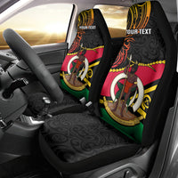 Personalised Vanuatu Unity Day Car Seat Cover 29 November Coat Of Arms With Flag Style LT14 - Polynesian Pride