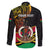 Personalised Vanuatu Unity Day Family Matching Tank Maxi Dress and Hawaiian Shirt 29 November Coat Of Arms With Flag Style LT14 - Polynesian Pride
