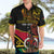 Personalised Vanuatu Unity Day Hawaiian Shirt 29 November Coat Of Arms With Flag Style LT14 - Polynesian Pride