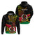 Personalised Vanuatu Unity Day Hoodie 29 November Coat Of Arms With Flag Style LT14 - Polynesian Pride