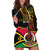 Personalised Vanuatu Unity Day Hoodie Dress 29 November Coat Of Arms With Flag Style LT14 Black - Polynesian Pride