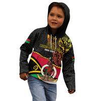 Personalised Vanuatu Unity Day Kid Hoodie 29 November Coat Of Arms With Flag Style LT14 - Polynesian Pride