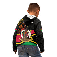 Personalised Vanuatu Unity Day Kid Hoodie 29 November Coat Of Arms With Flag Style LT14 - Polynesian Pride